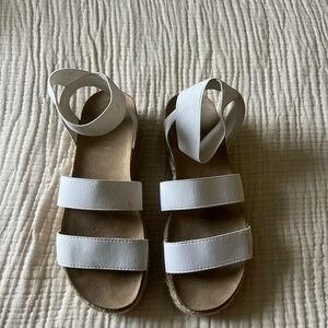 White Strappy Sandals